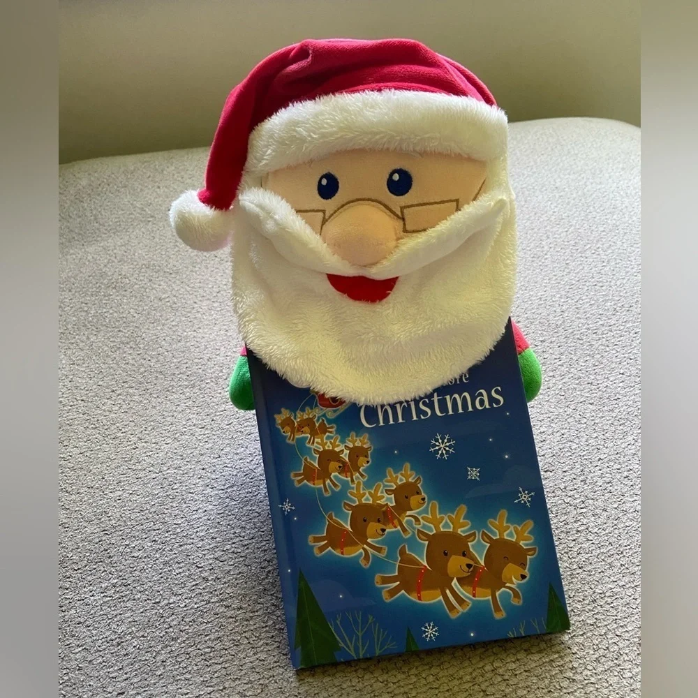 Kohl's Cares The Night Before Christmas Santa Book‎ And Plush Bundle NEW